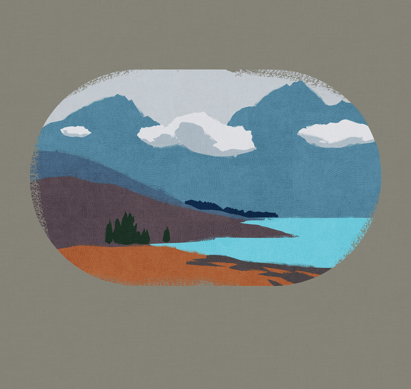 Панно Luna Круиз Путешествие в интерьере Вершины CRZ2 005 3×2 Панно Luna Круиз Путешествие в интерьере Вершины CRZ2 005 3×2